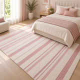 Tapete Chevron Ellegance Rosa em ambiente decorado